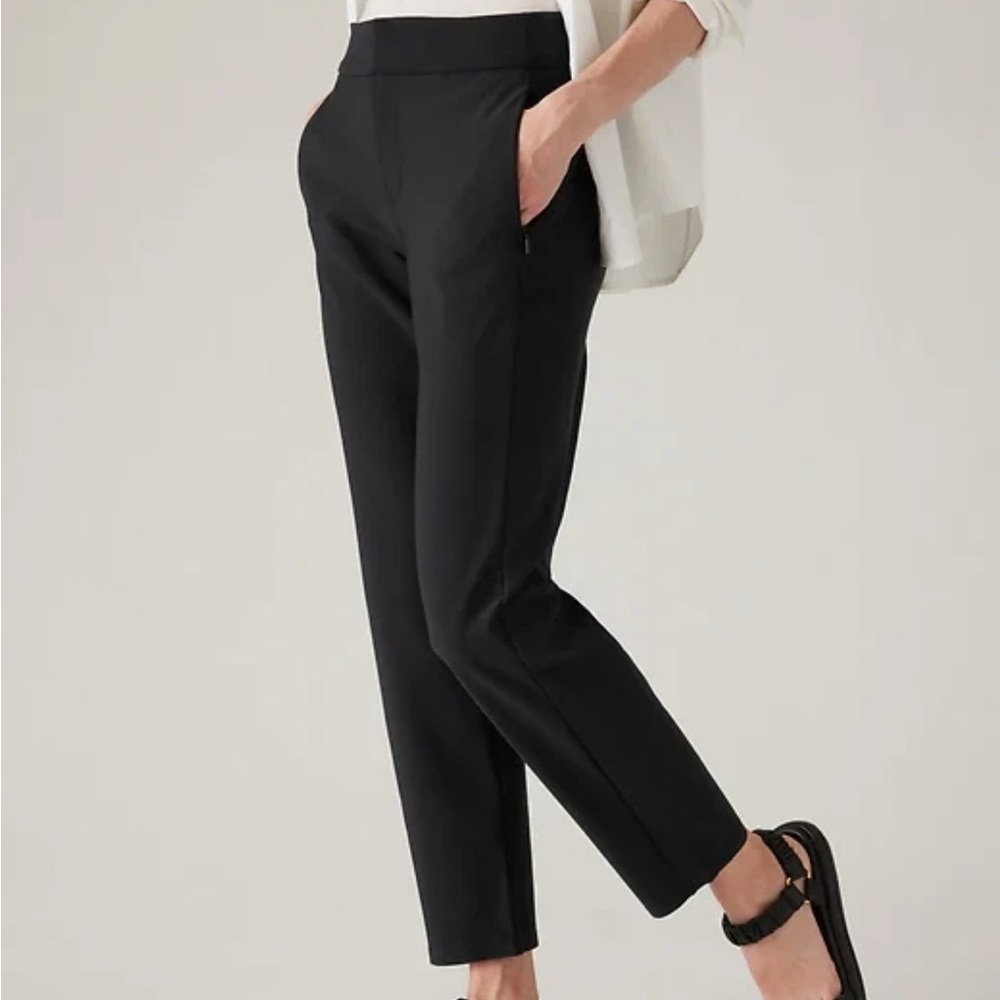 Athleta Black Ankle Pants Stellar Trouser Size 0